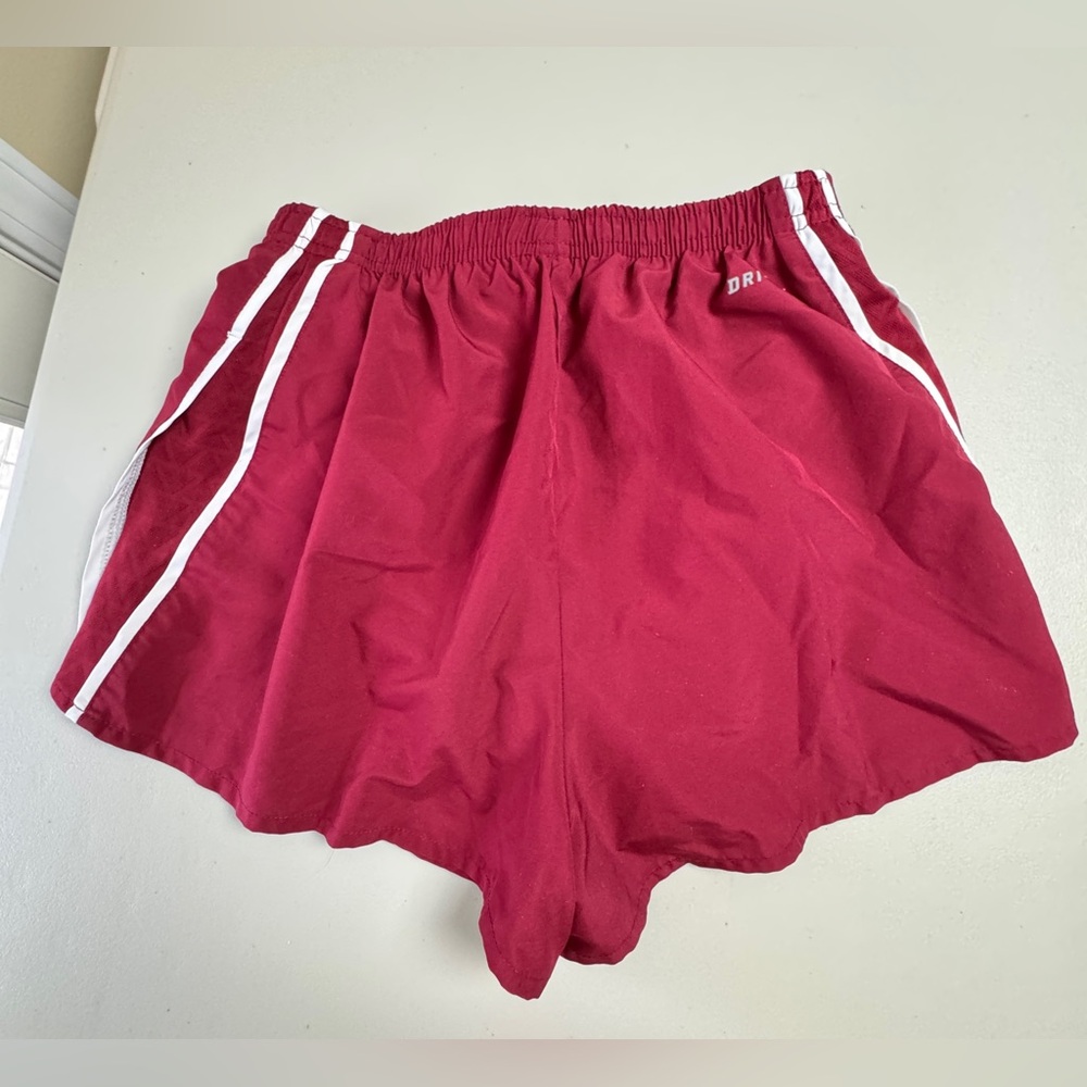 Nike Dri-FIT Running Shorts Small Red Athletic Workout Lined Elastic Waist - Picture 10 of 10